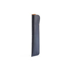 Caran d'Ache Leather Pen Case for 1 Pen, Night Blue on a white background