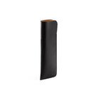Caran d'Ache Leather Pen Case for 2 Pens, Black on a white background