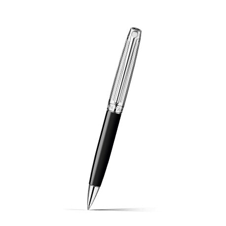 Caran d'Ache Léman Bicolor Black Ballpoint Pen on a white background