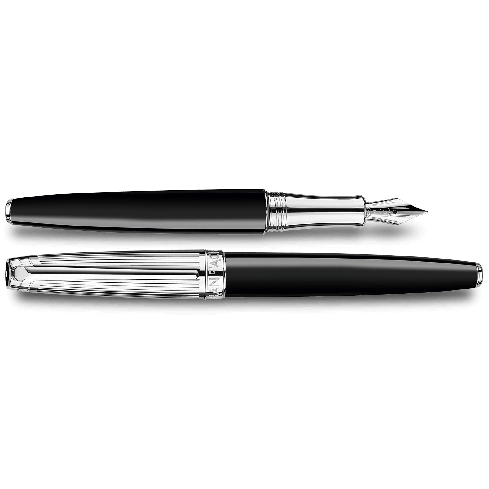 Caran d'Ache Léman Bicolor Black Fountain Pen — detail view 1