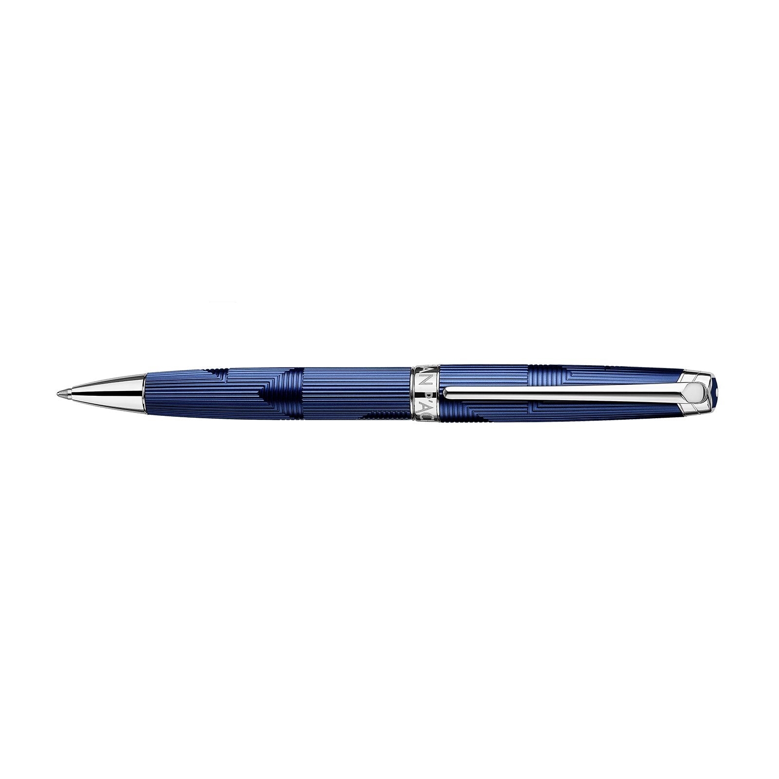 Caran d'Ache Léman Bleu Marin Ballpoint Pen — detail view 1