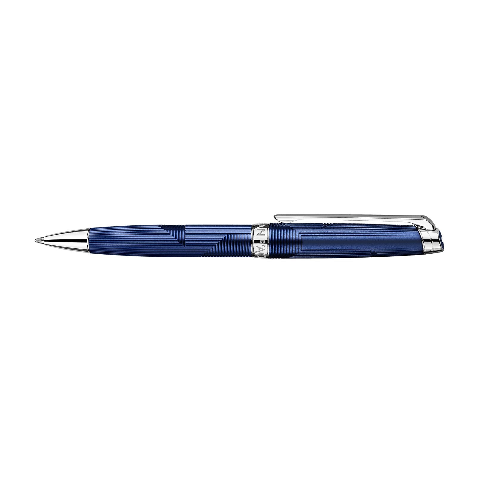Caran d'Ache Léman Bleu Marin Ballpoint Pen — detail view 2