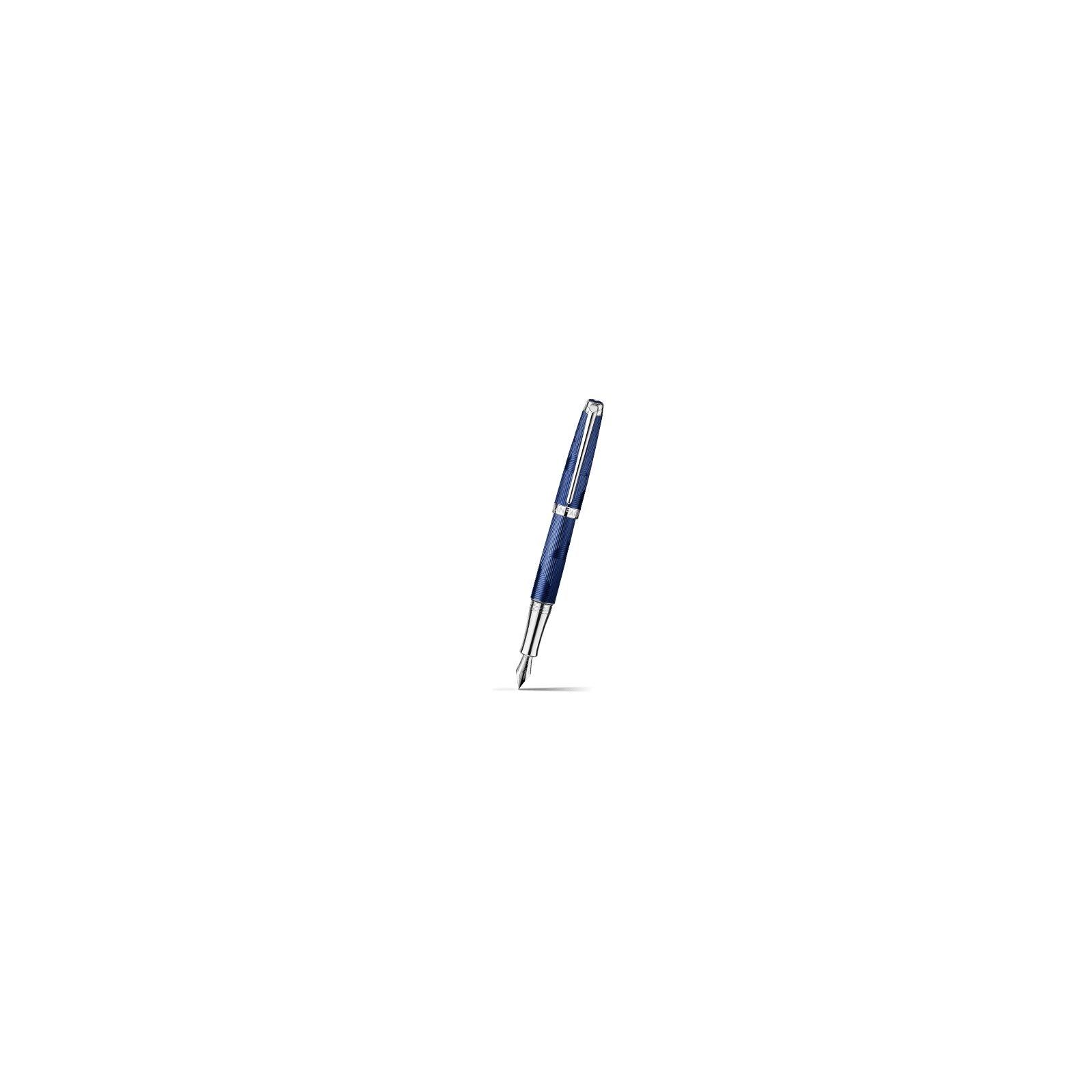 Caran d'Ache Léman Bleu Marin Fountain Pen on a white background