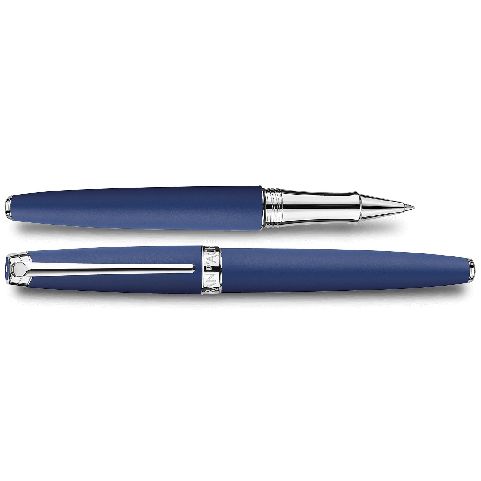 Caran d'Ache Léman Blue Matt Roller Pen — detail view 1