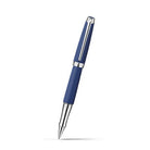 Caran d'Ache Léman Blue Matt Roller Pen on a white background