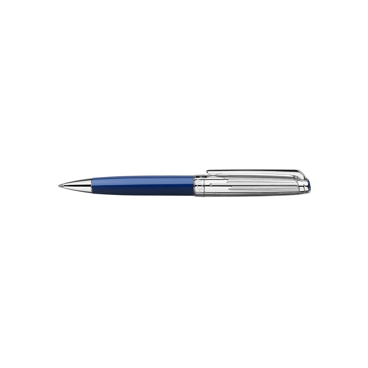 Caran d'Ache Léman Cosmic Blue Ballpoint Pen, Special Edition, detail view 2