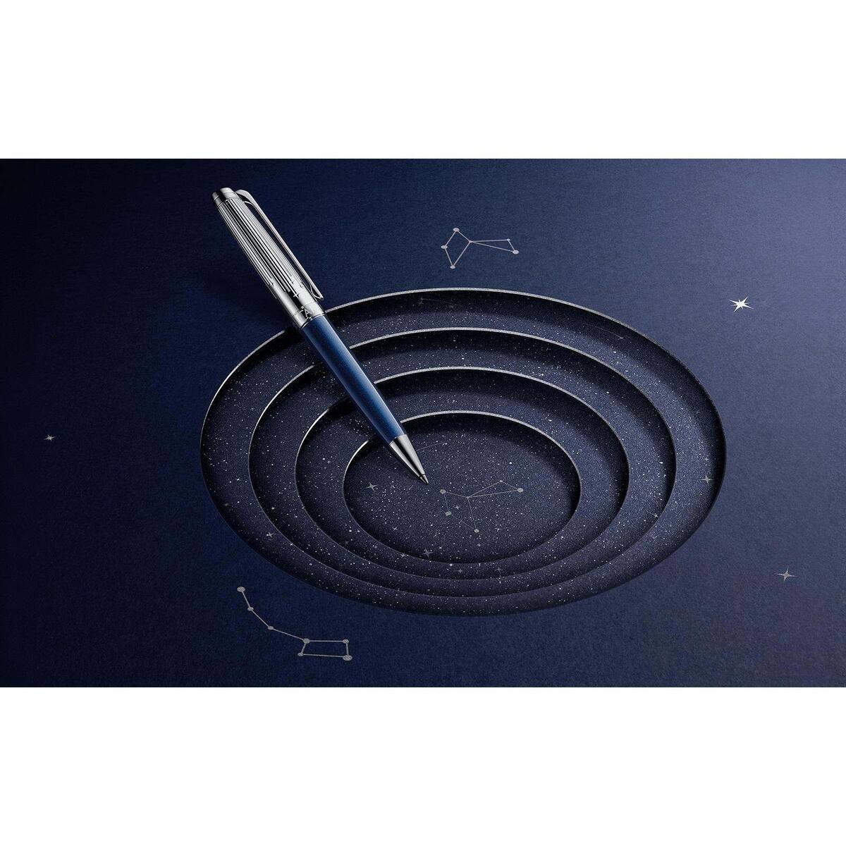 Caran d'Ache Léman Cosmic Blue Ballpoint Pen, Special Edition, detail view 6