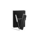 Caran d'Ache Léman Damier Ballpoint Pen & Leather Case Set, detail view 4