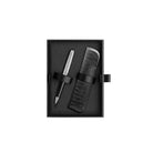 Caran d'Ache Léman Damier Ballpoint Pen & Leather Case Set, detail view 7