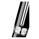 Caran d'Ache Léman Ebony Black Bi-Fonction Ballpoint Pen & Mechanical Pencil, Silver-Plated, Rhodium-Coated — detail view 5