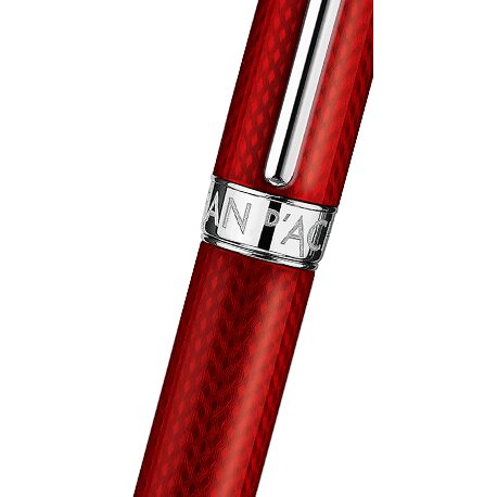 Caran d'Ache Léman Rouge Carmin Ballpoint Pen — detail view 4
