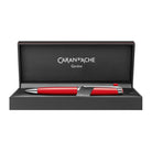 Caran d'Ache Léman Scarlet Red Ballpoint Pen — detail view 2