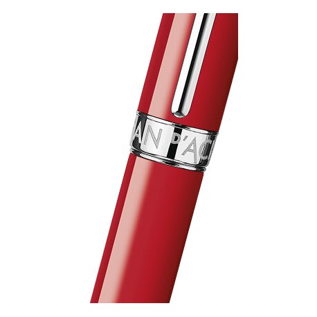 Caran d'Ache Léman Scarlet Red Ballpoint Pen — detail view 4