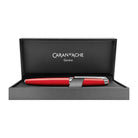 Caran d'Ache Léman Scarlet Red Roller Pen — detail view 2