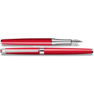 Caran d'Ache Léman Slim Scarlet Red Fountain Pen — detail view 1