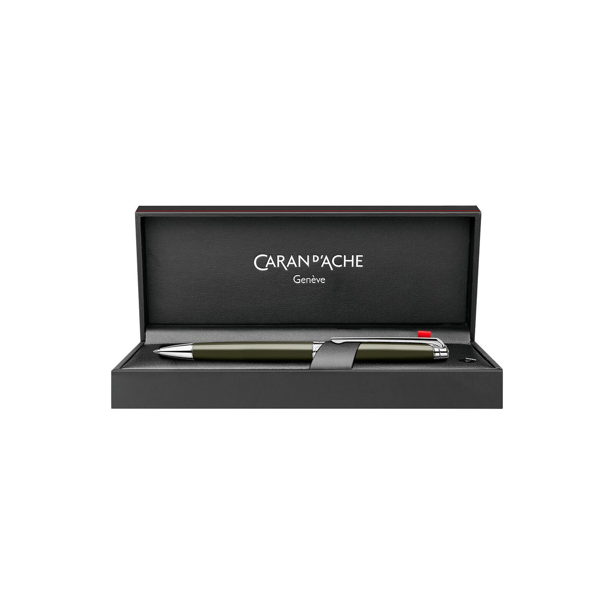 Caran d'Ache Léman Slim Terre d'Ombre Ballpoint Pen, Special Edition, detail view 3