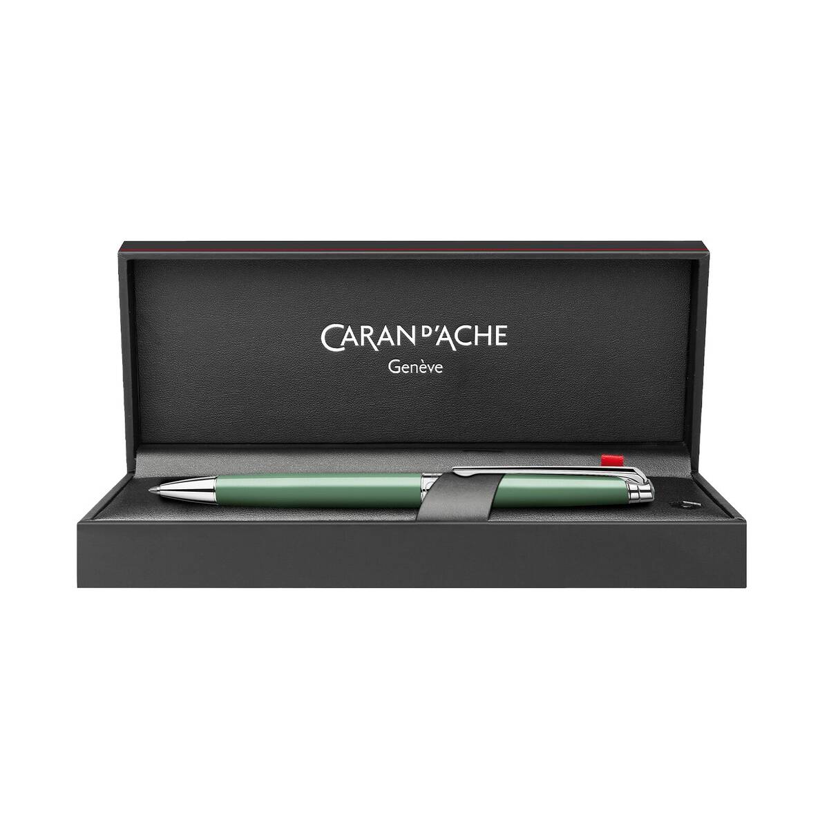 Caran d'Ache Léman Slim Vert de Gris Ballpoint Pen, Special Edition, detail view 3