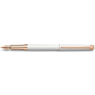 Caran d'Ache Léman Slim White Fountain Pen — detail view 2