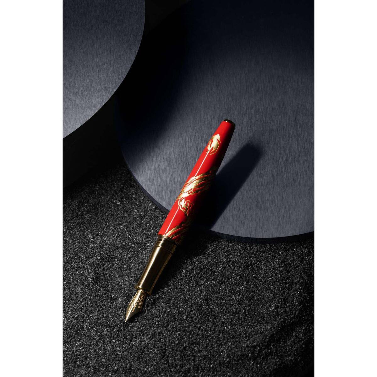 Caran d'Ache Red Dragon Roller Pen, Limited Edition, detail view 7