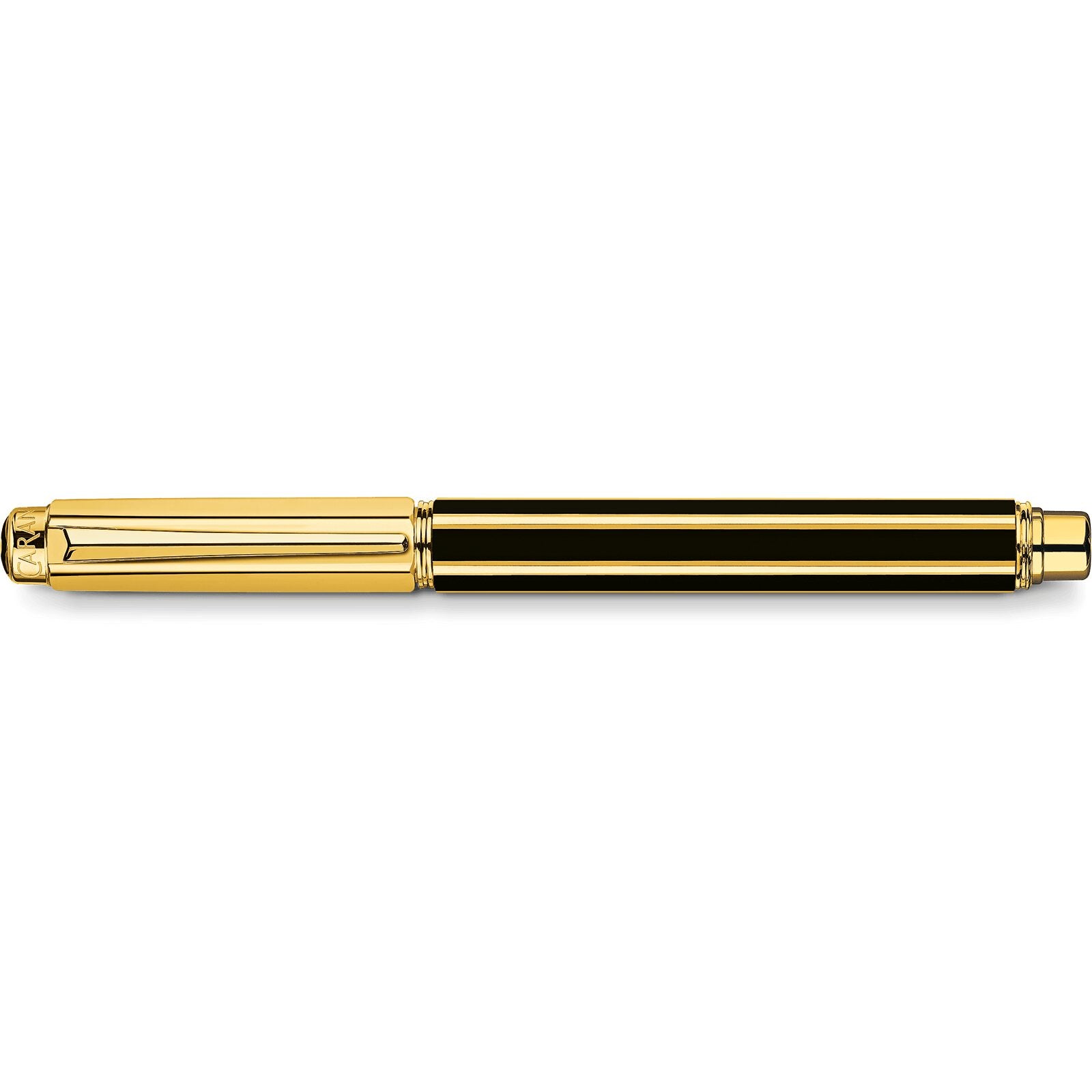 Caran d'Ache Varius China Black Fountain Pen, Gold-Plated — detail view 2
