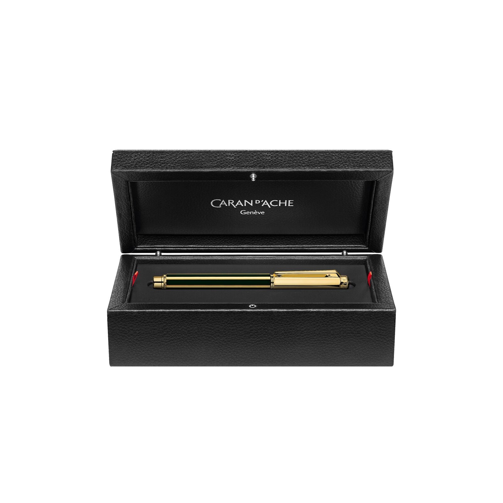 Caran d'Ache Varius China Black Fountain Pen, Gold-Plated — detail view 3
