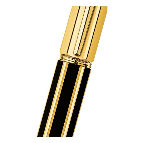 Caran d'Ache Varius China Black Fountain Pen, Gold-Plated — detail view 5