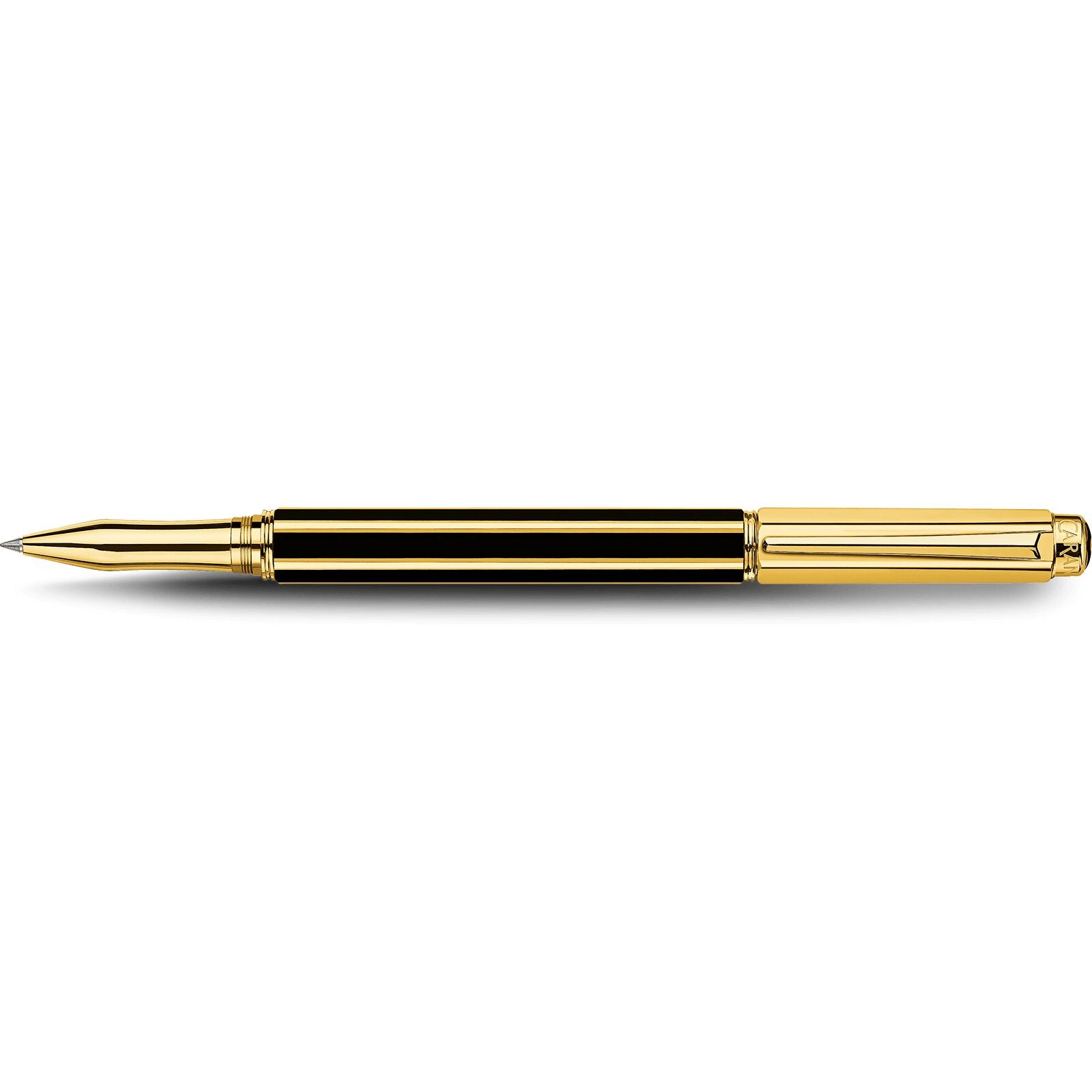 Caran d'Ache Varius China Black Roller Pen, Gold-Plated — detail view 1
