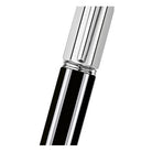 Caran d'Ache Varius China Black Roller Pen, Silver-Plated, Rhodium-Coated — detail view 5