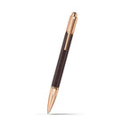 Caran d'Ache Varius Ebony Ballpoint Pen, Rose Gold-Plated on a white background