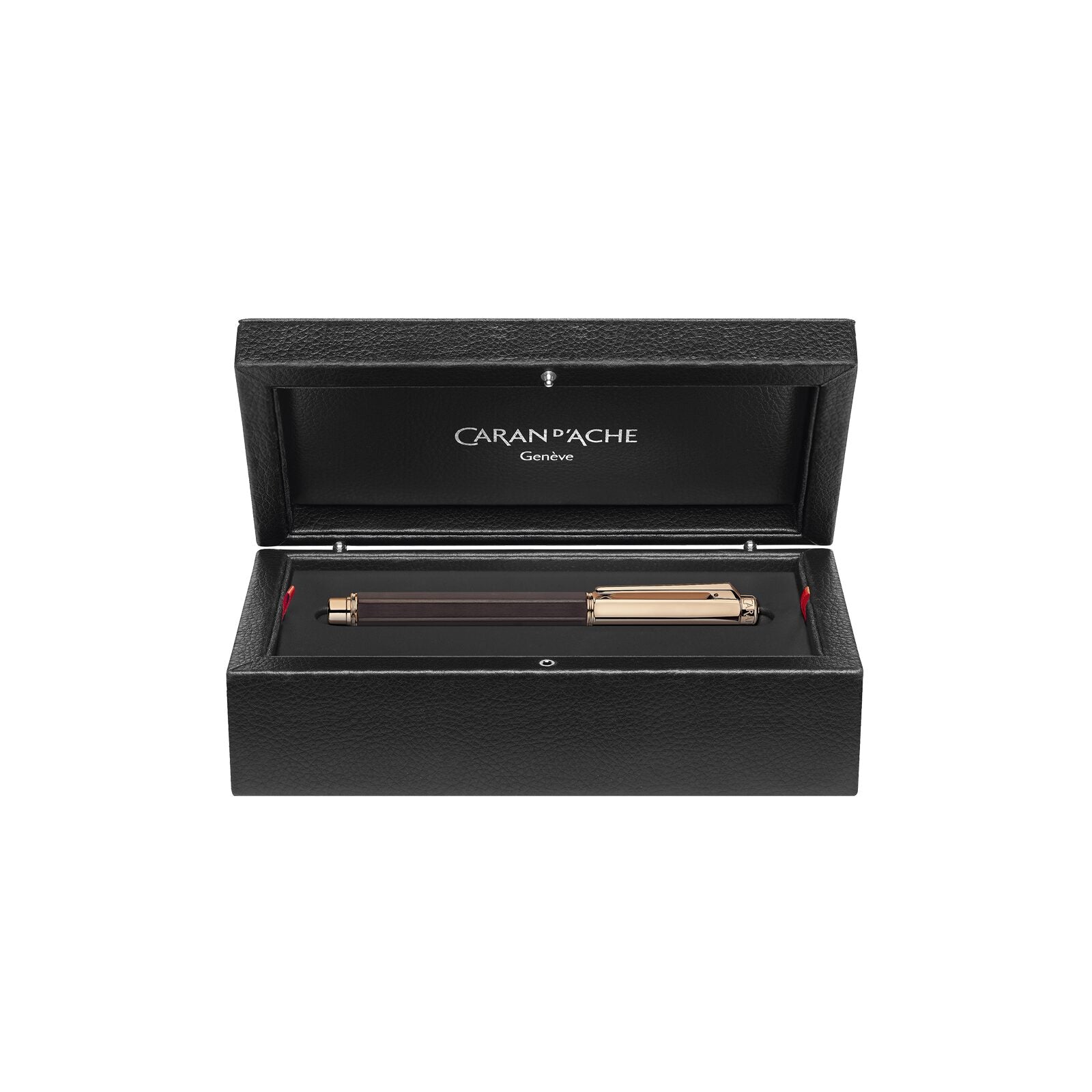 Caran d'Ache Varius Ebony Fountain Pen, Rose Gold-Plated — detail view 3