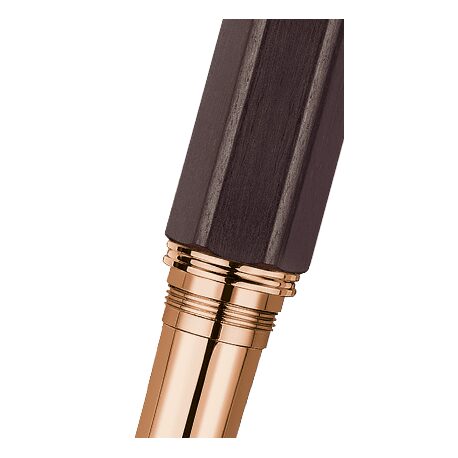Caran d'Ache Varius Ebony Fountain Pen, Rose Gold-Plated — detail view 5