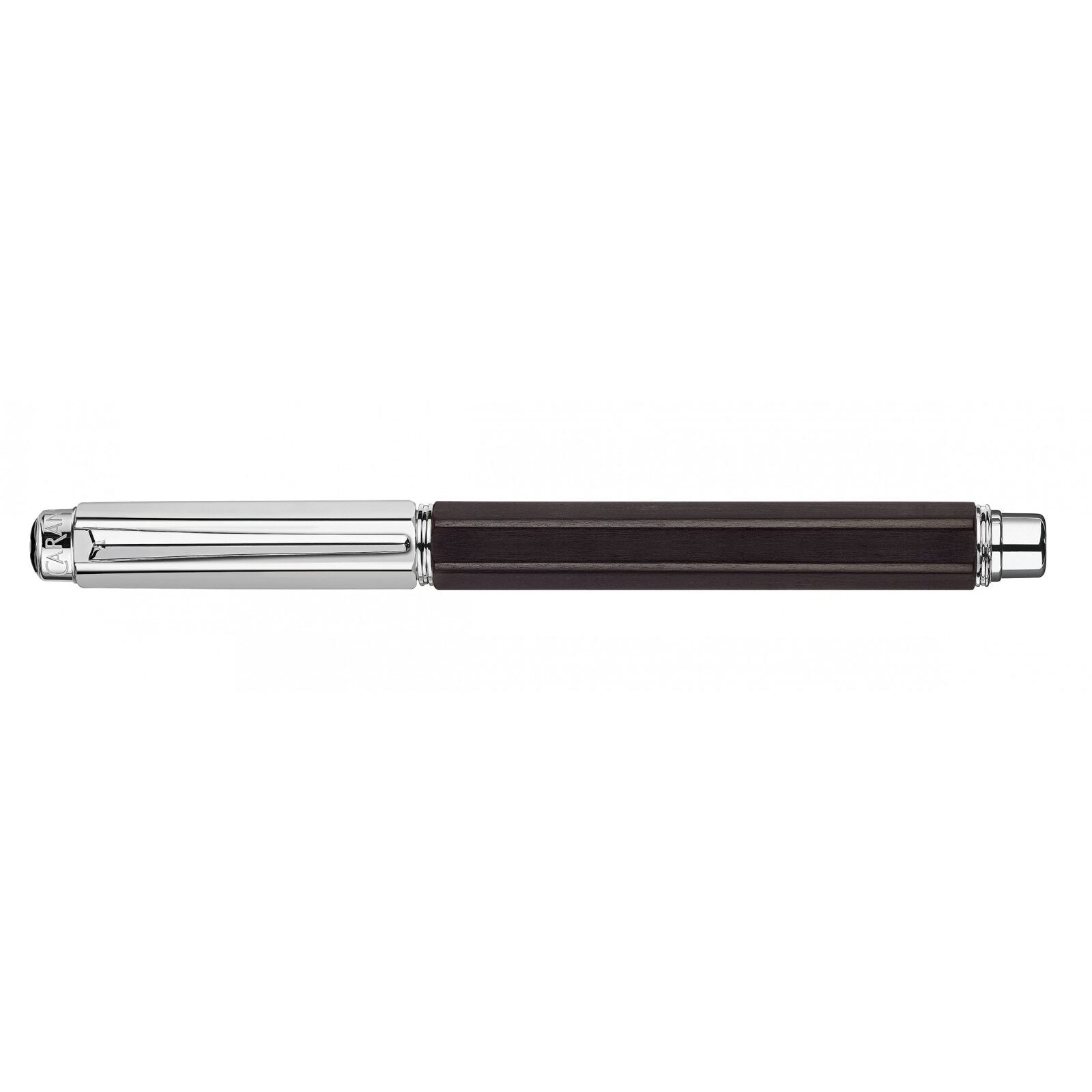 Caran d'Ache Varius Ebony Fountain Pen, Silver-Plated, Rhodium-Coated — detail view 2