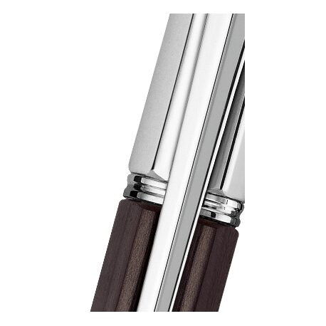 Caran d'Ache Varius Ebony Mechanical Pencil, Silver-Plated, Rhodium-Coated — detail view 3