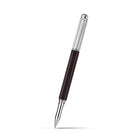 Caran d'Ache Varius Ebony Roller Pen, Silver-Plated, Rhodium-Coated on a white background