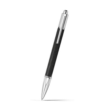 Caran d'Ache Varius Ivanhoe Black Ballpoint Pen on a white background