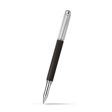 Caran d'Ache Varius Ivanhoe Black Roller Pen on a white background