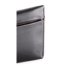 Caran d'Ache Zipped Leather Pen Case, Black — detail view 2