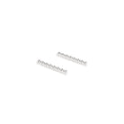 Christofle Malmaison Silver-Plated Set of 2 Palmettes Knife Rests in silver-plate on a white background