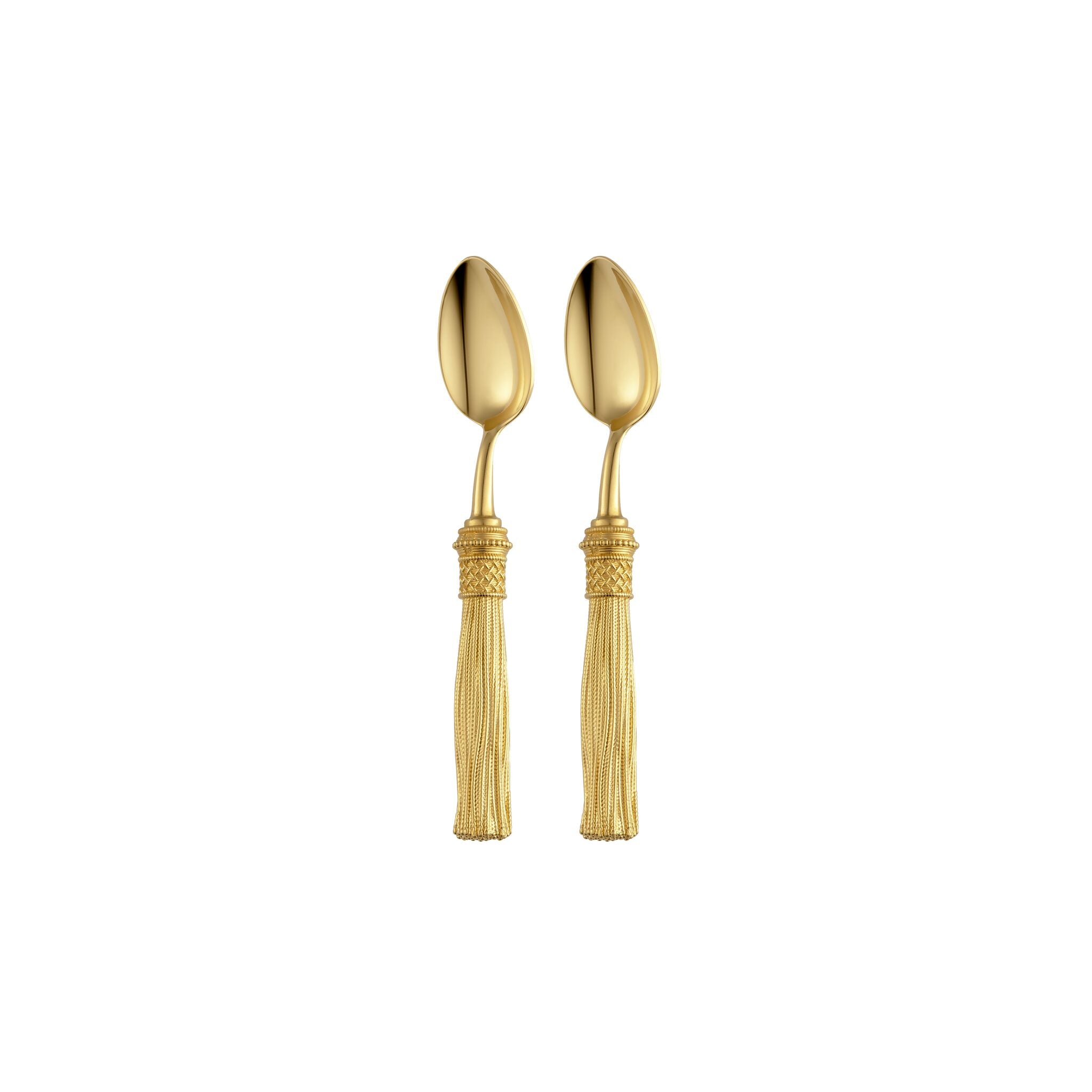 Christofle Pompon Gilded Silver-Plated Coffee Spoon Set — additional view