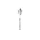 Christofle Pompon Silver-Plated Coffee Spoon Set in silver-plate on a white background