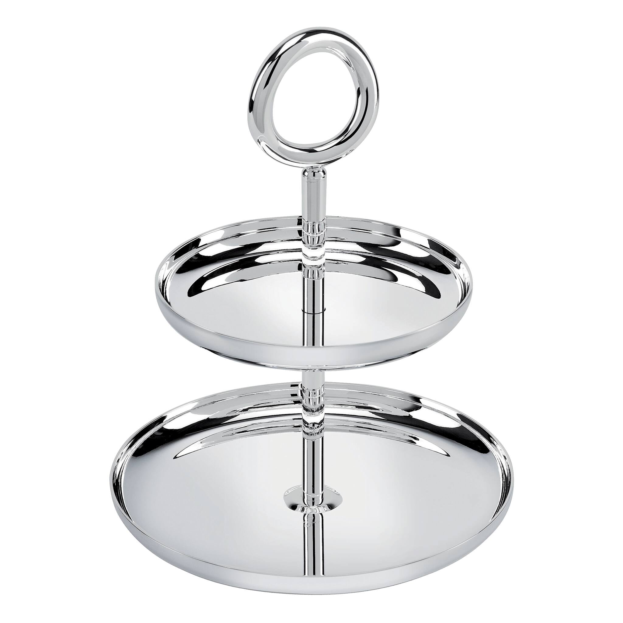 Christofle Vertigo 2-Tier Silver-Plated Dessert Stand — additional view