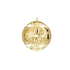 Christofle Silver-Plated Christmas Ornament 2022 Edition - Gold in silver-plate on a white background