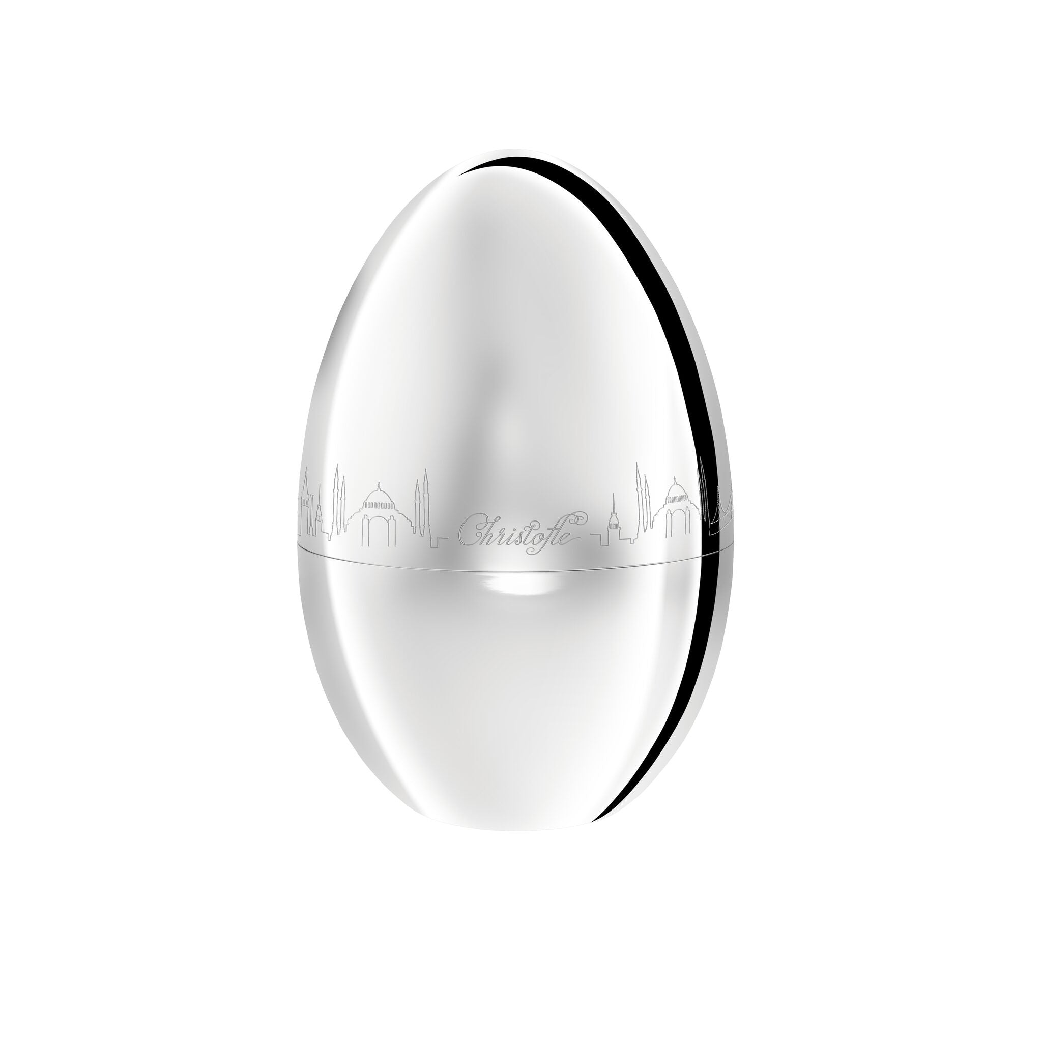 Christofle Mood Skyline ISTANBUL - Silver-Plated 24-Piece Flatware Set in silver-plate on a white background