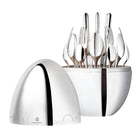 Christofle Mood LONDON - Silver-Plated 24-Piece Flatware Set in silver-plate on a white background