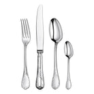 Christofle Marly 4-Piece Sterling Silver Flatware Set in sterling silver on a white background