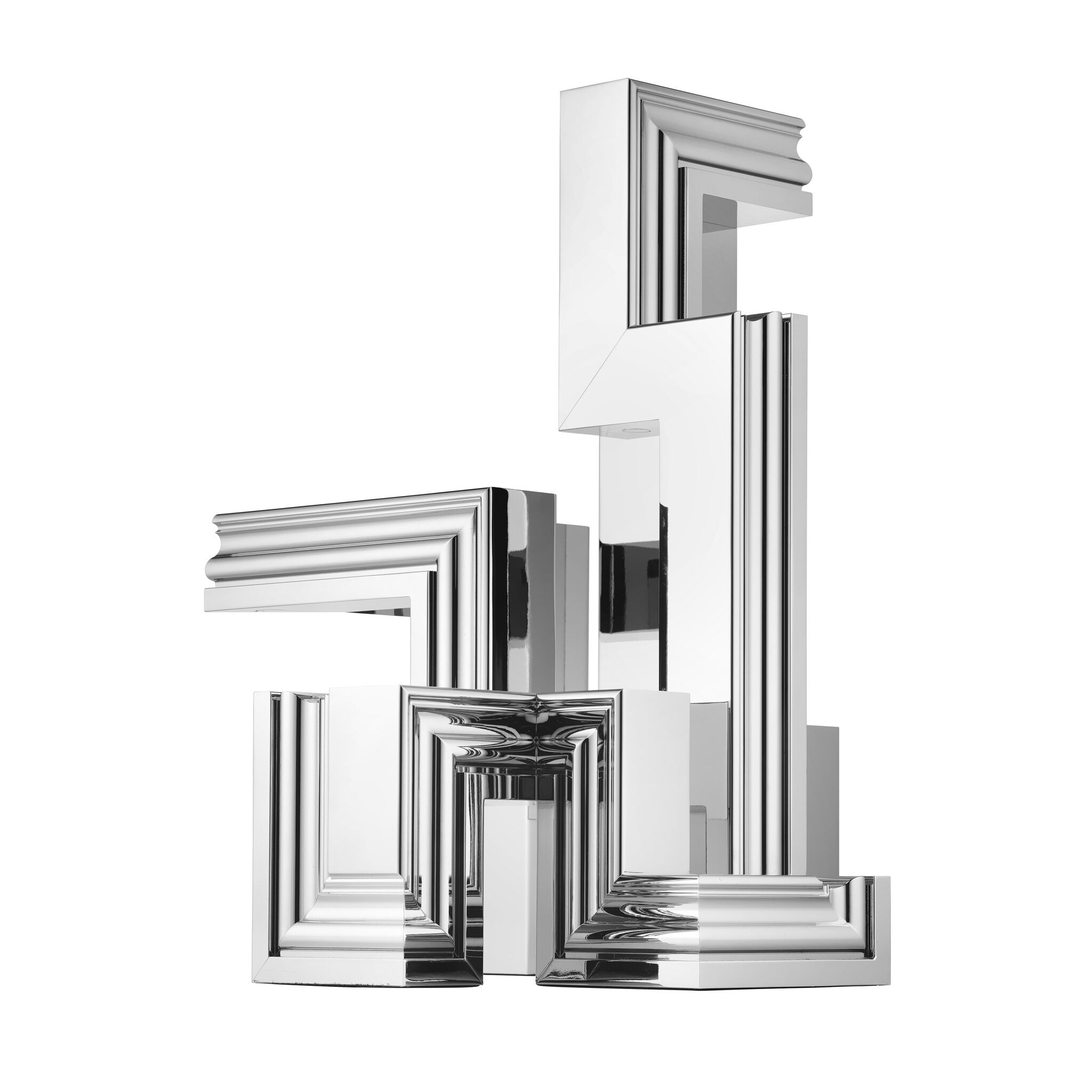 Christofle Perspectives Chrome Aluminium 5-light Candelabra — additional view