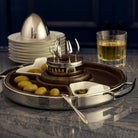 Christofle Silver-Plated 6-Piece Cocktail Forks Set in silver-plate on a white background
