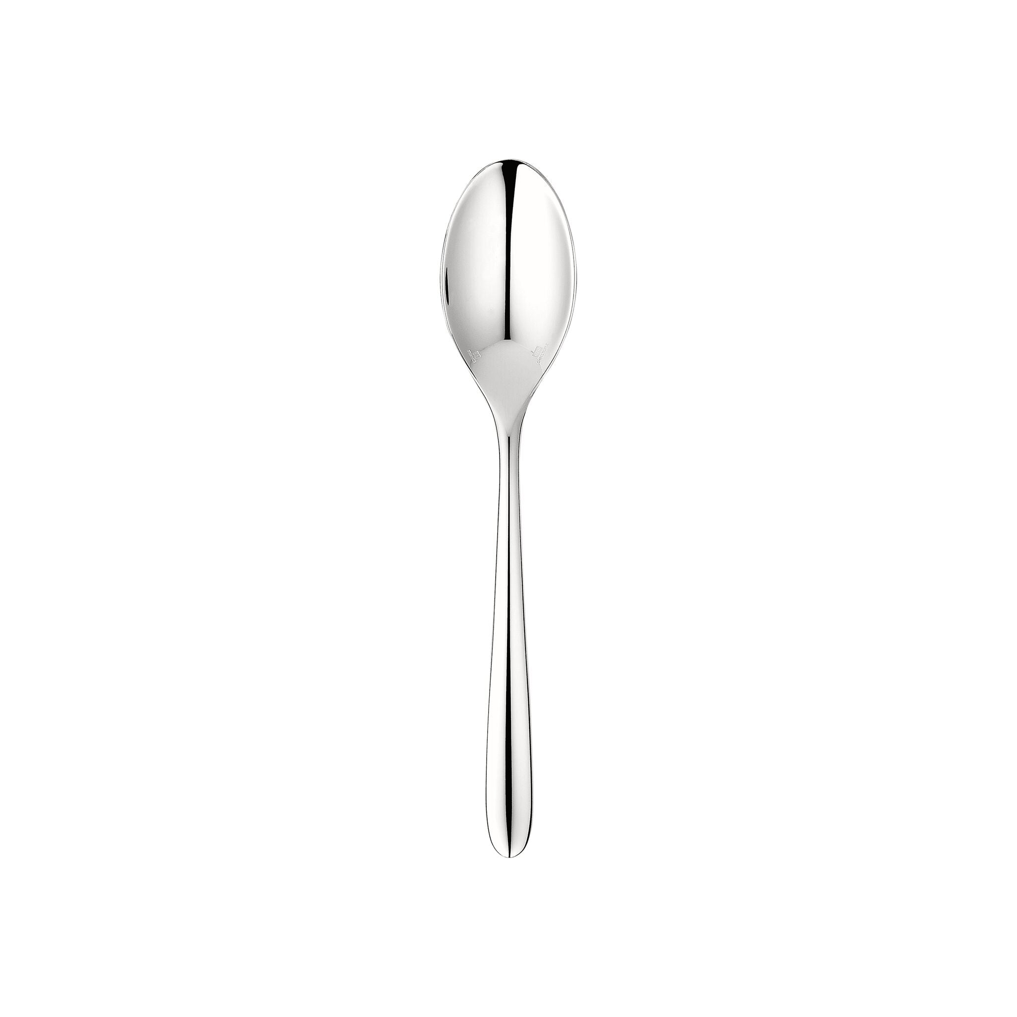 Christofle Silver-Plated After Dinner Tea Spoon in silver-plate on a white background