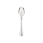 Christofle Albi Stainless Steel Coffee Spoon in stainless steel on a white background