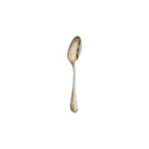 Christofle Jardin d'Eden Partially Gilded Silver Plated After Dinner Teaspoon in silver-plate on a white background